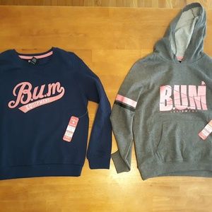 2 Girls Bum Equipment Sweatshirts